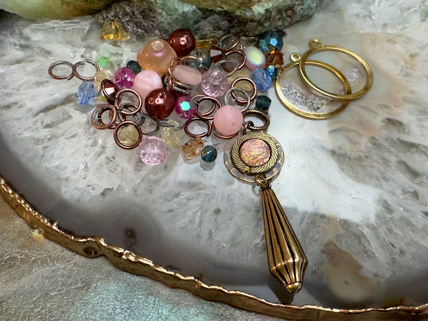 Opal Enchantress Pendant Design Mix - Vintaj Design - 1/29/25 - Vintaj Live Shop
