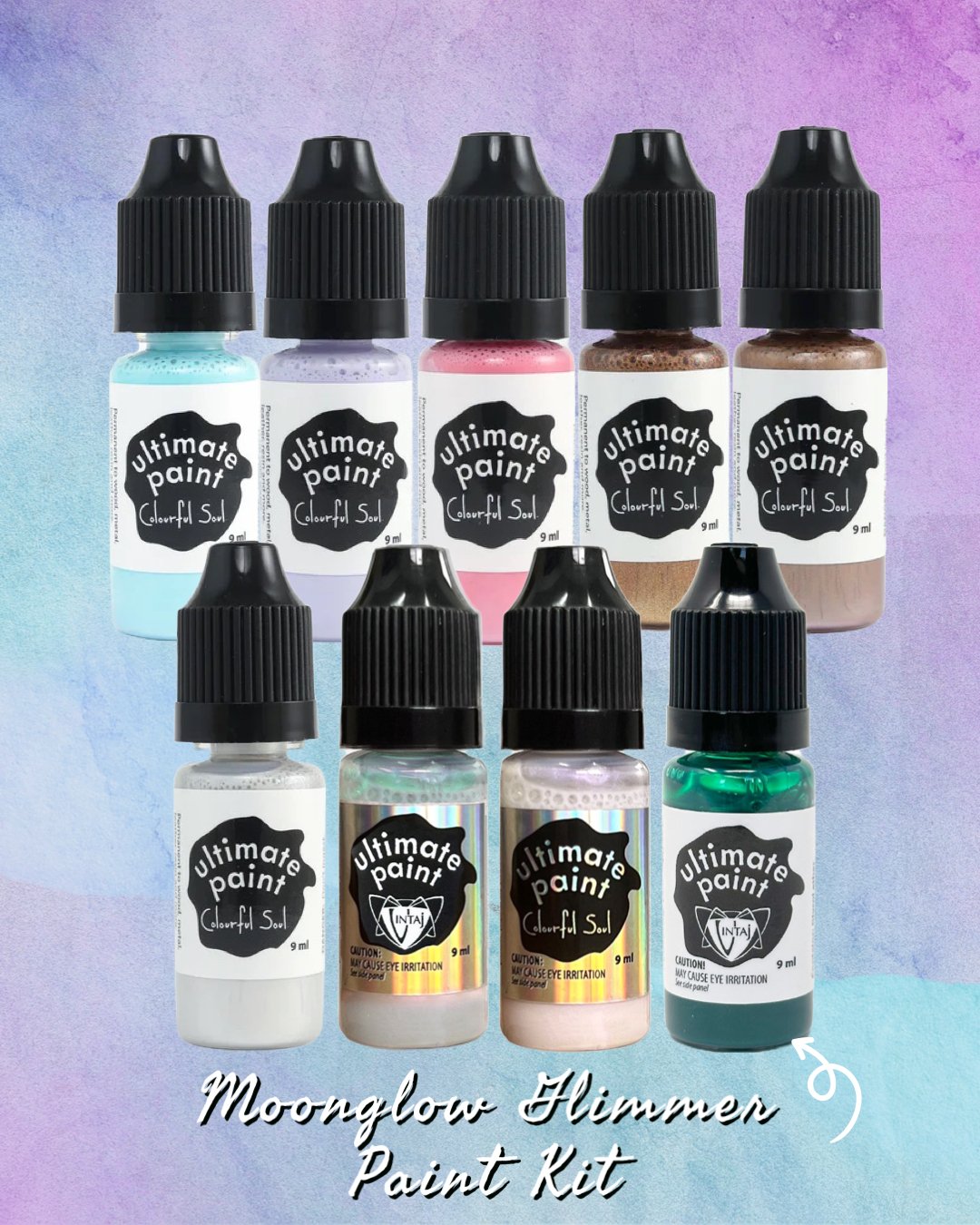 Moonglow Glimmer Paint Set (PS026) - Vintaj Warehouse - 3/27/24 - Vintaj Live Shop