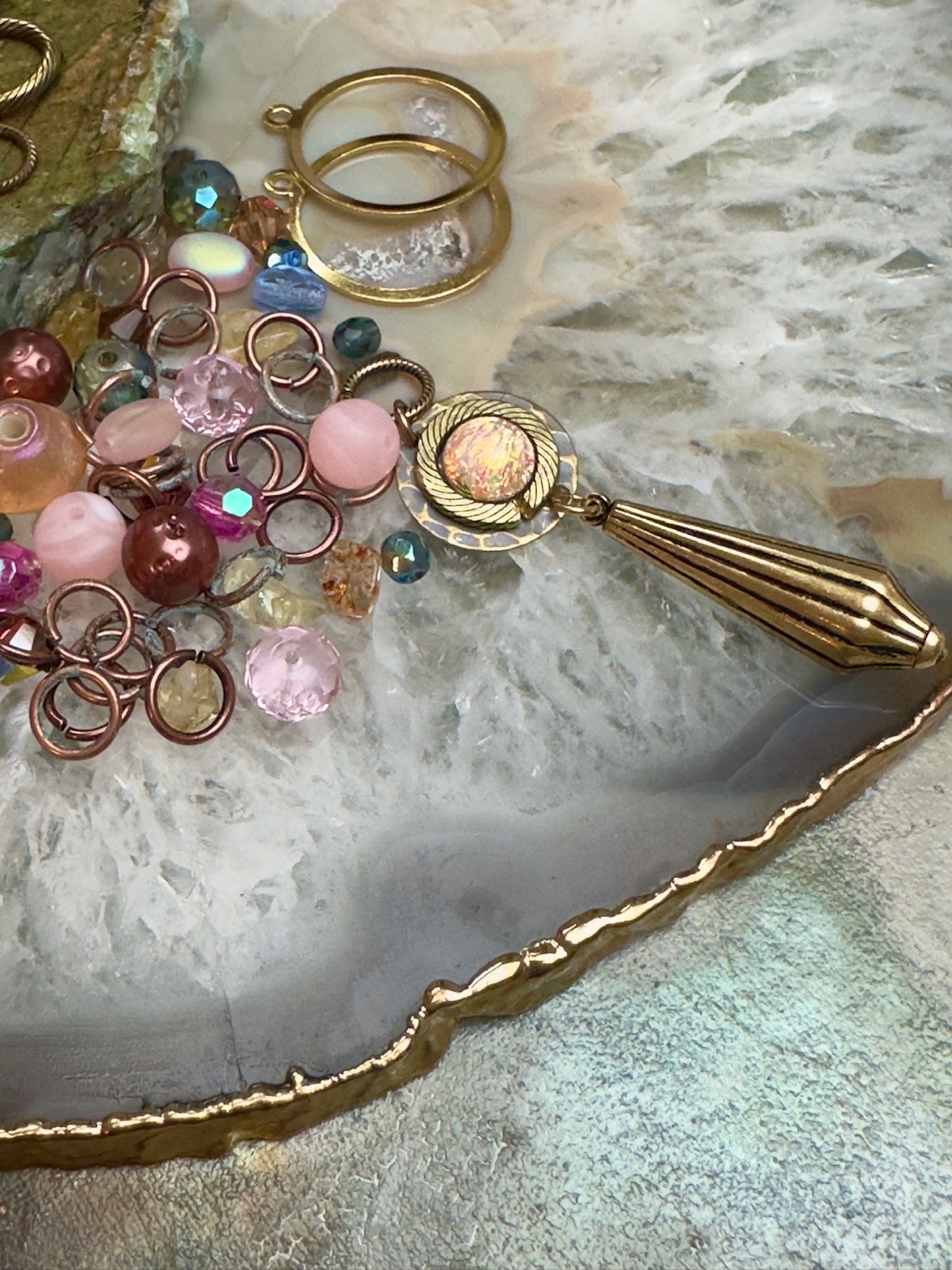 Opal Enchantress Pendant Design Mix - Vintaj Design - 1/29/25 - Vintaj Live Shop