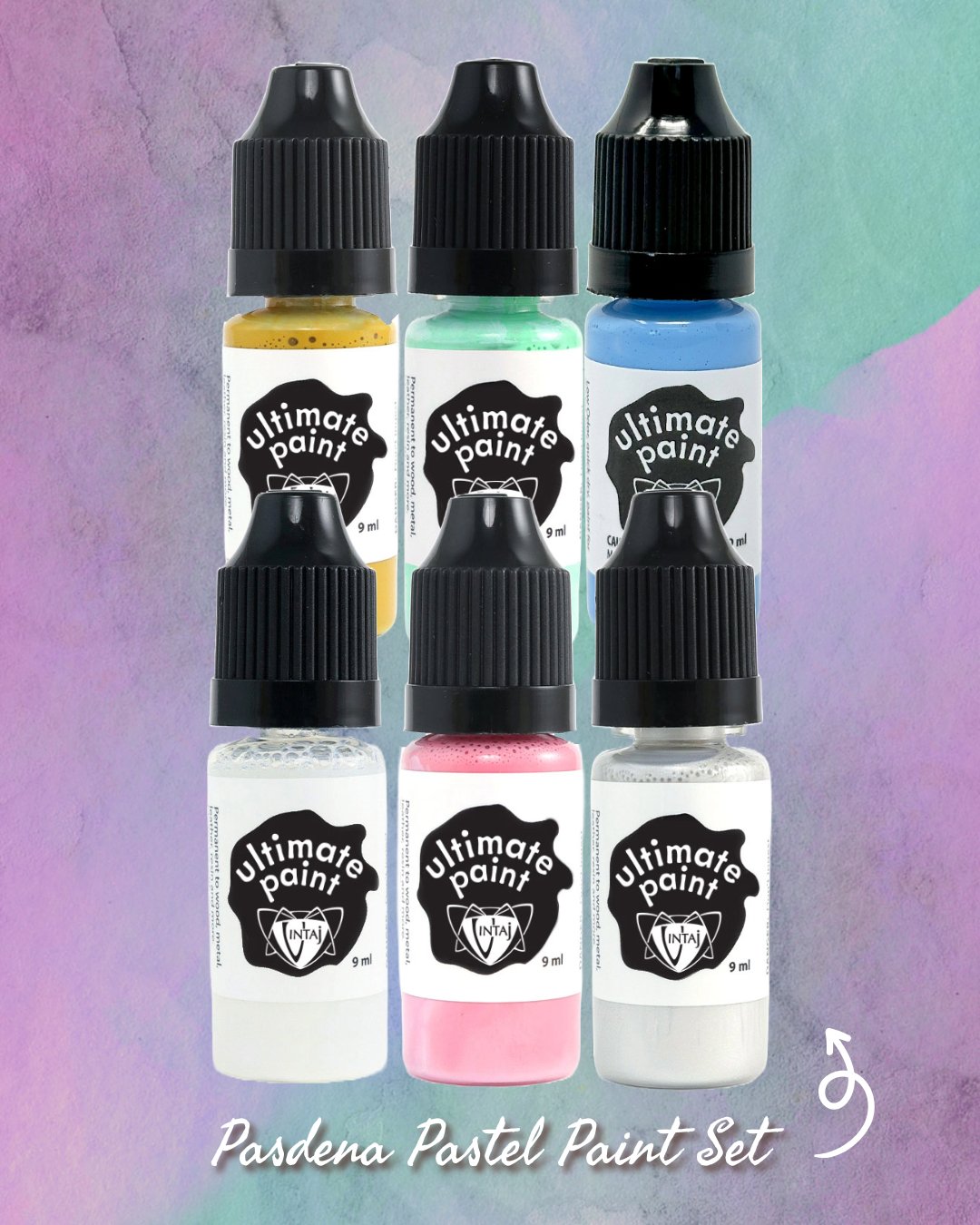 Pasadena Pastel 6pc Ultimate Paint Set - PS042 - Vintaj Live Shop