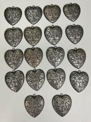 Arte Heart Pack - 18pcs - WH - Vintaj Live Shop
