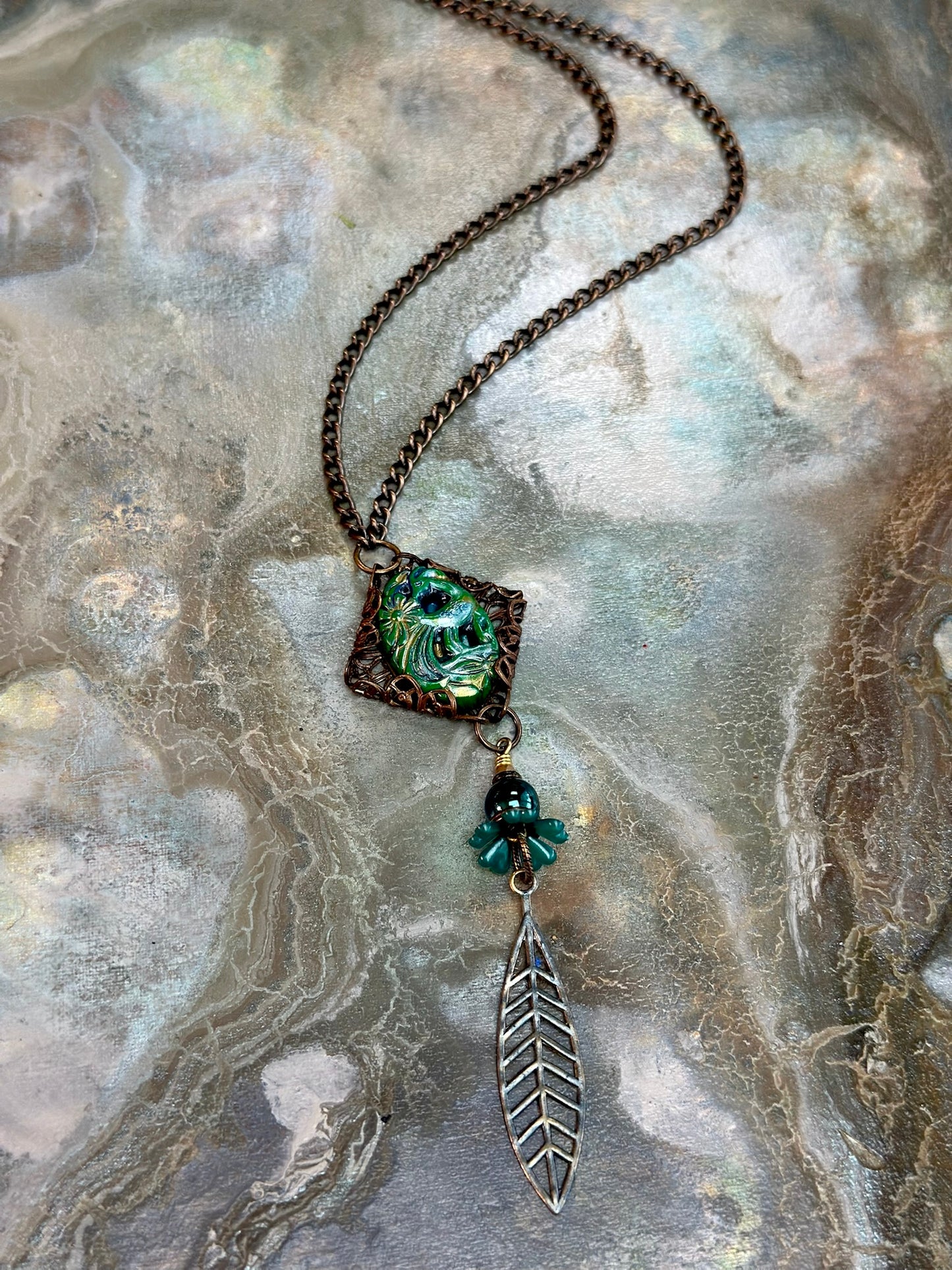 White Lotus - Paradise Fern Necklace Kit - Vintaj Design - 4/30/2025 - Vintaj Live Shop