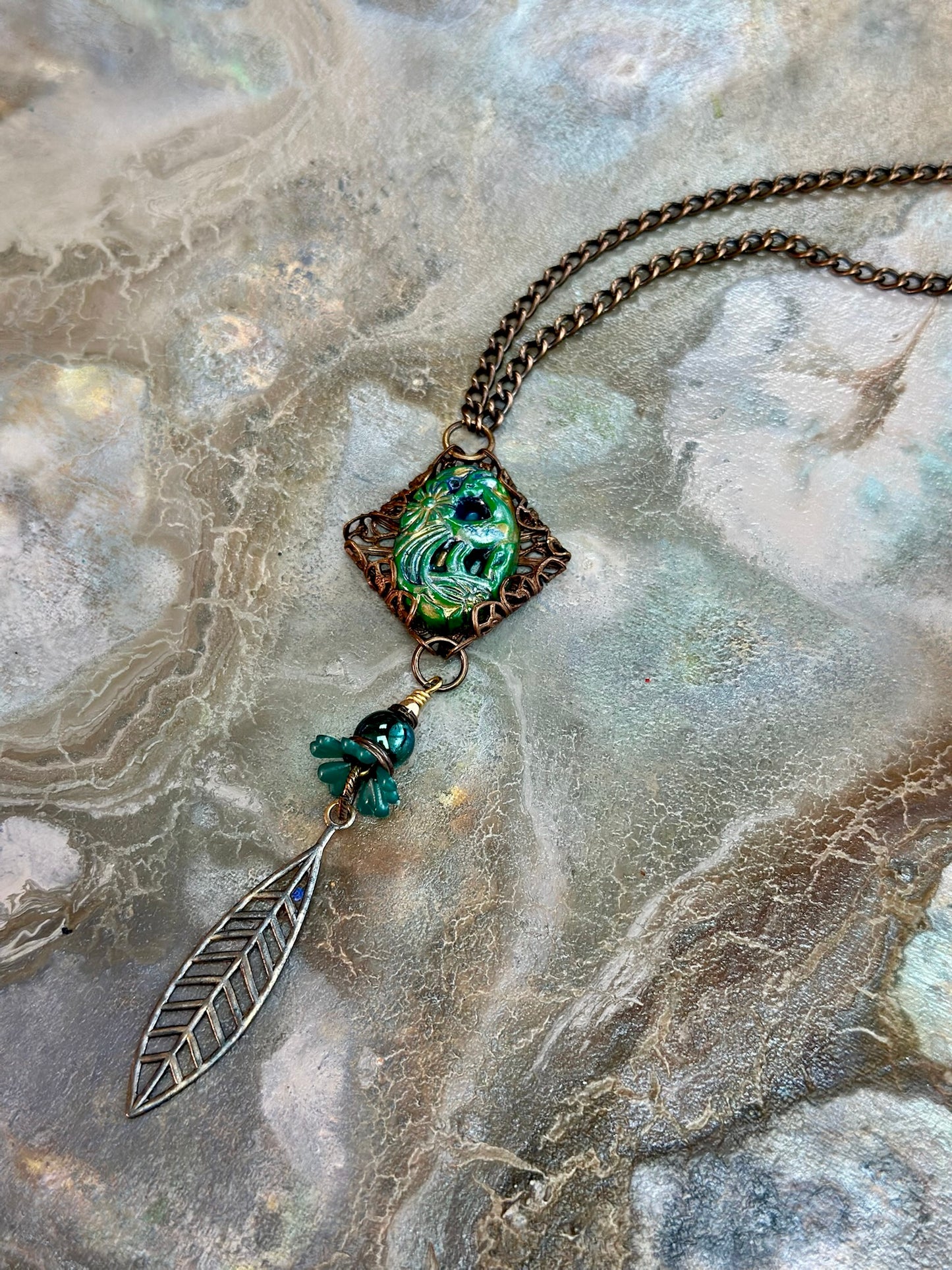 White Lotus - Paradise Fern Necklace Kit - Vintaj Design - 4/30/2025 - Vintaj Live Shop