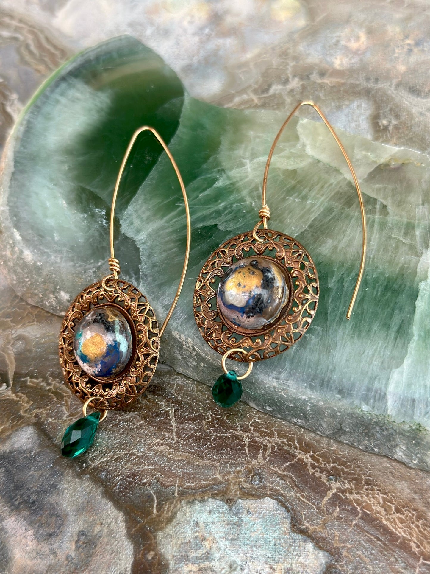White Lotus - Mist Lily Earrings Kit - Vintaj Design - 4/30/2025 - Vintaj Live Shop