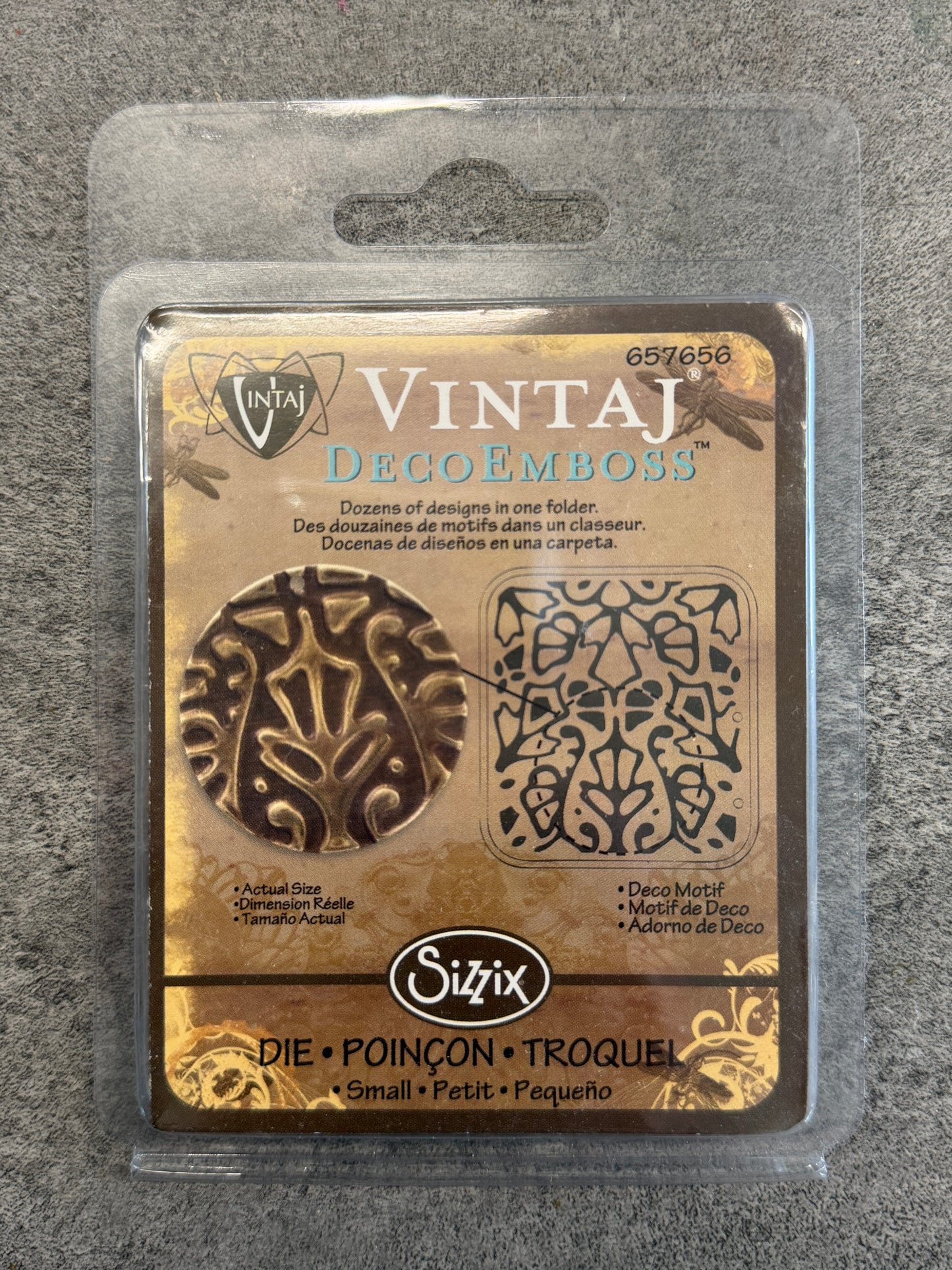 Deco Emboss, Deco Motif - 1pc