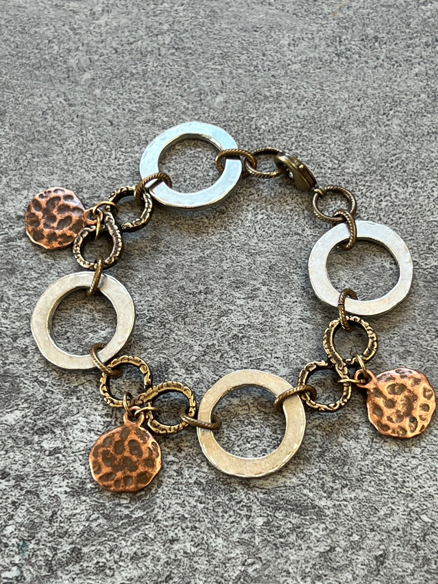Hammered Ring Pack - 14pcs - WH - Vintaj Live Shop