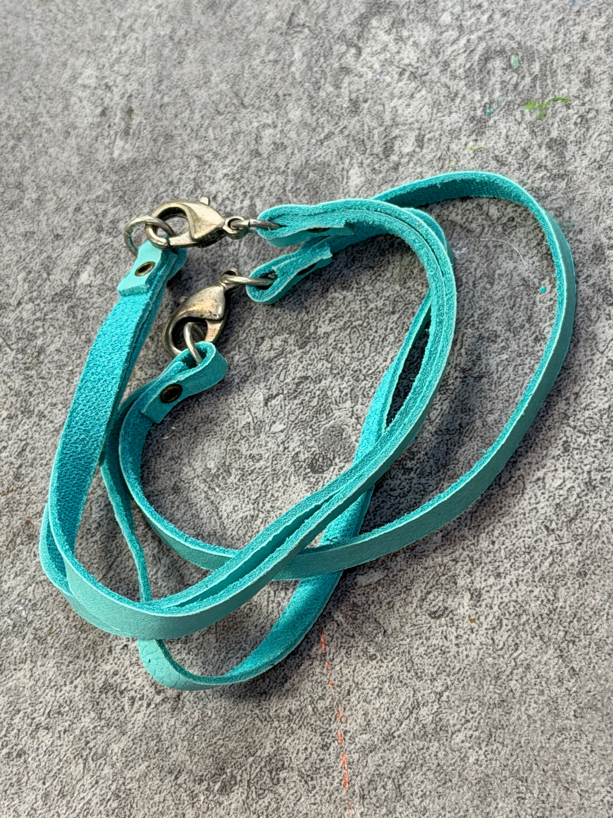 Leather 7.5" Bracelet - 4pcs