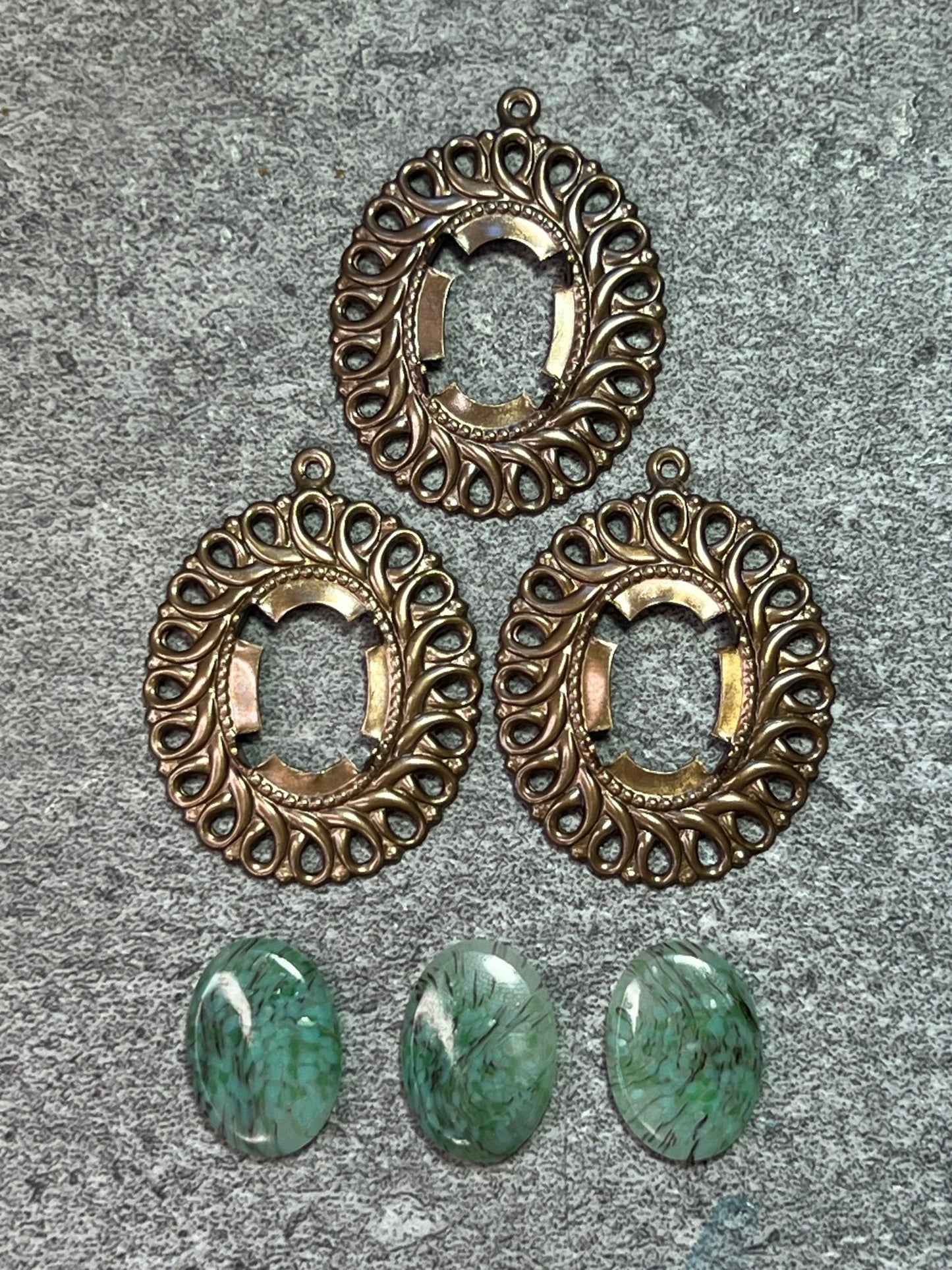 Setting + Cab Pack - 6pcs - Vintaj Live Shop