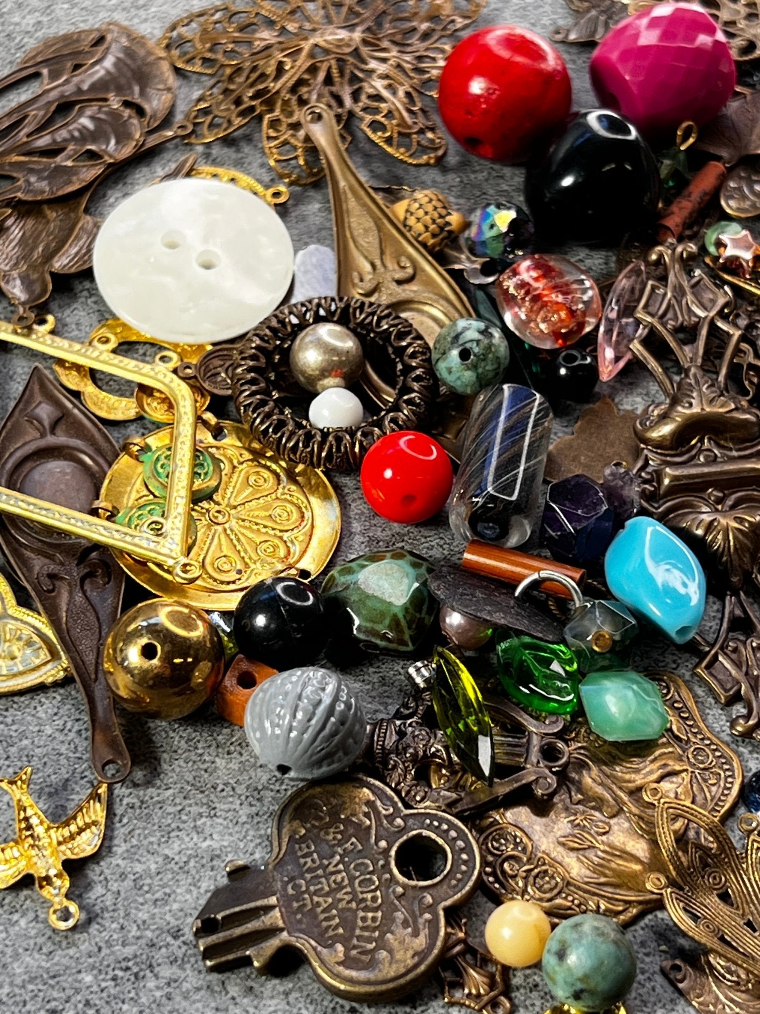 1 BIG LOOT SPECIAL - 74pcs + Beads - Vintaj Live Shop