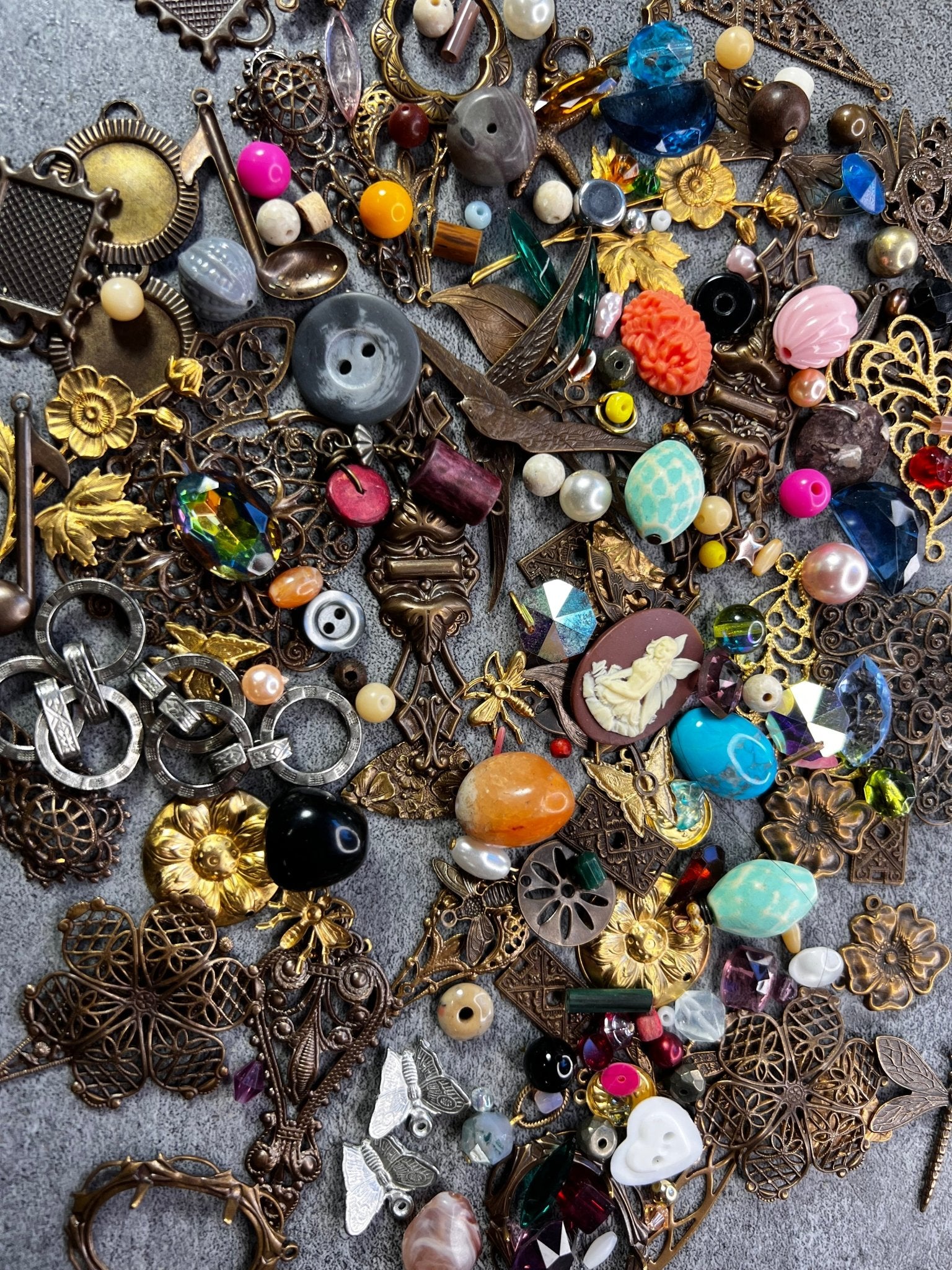 2 BIG LOOT SPECIAL - 74pcs + Beads - Vintaj Live Shop