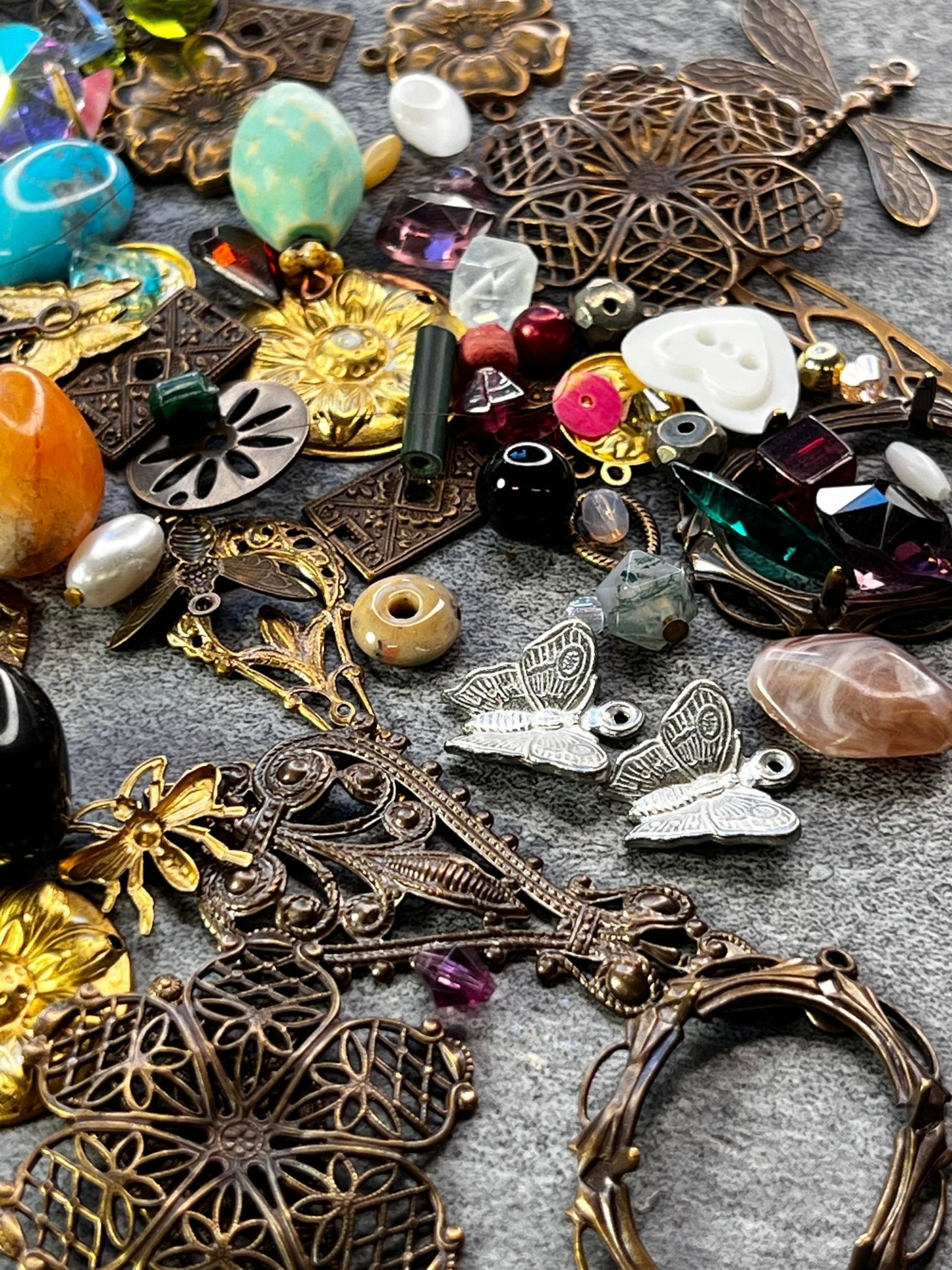 2 BIG LOOT SPECIAL - 74pcs + Beads - Vintaj Live Shop