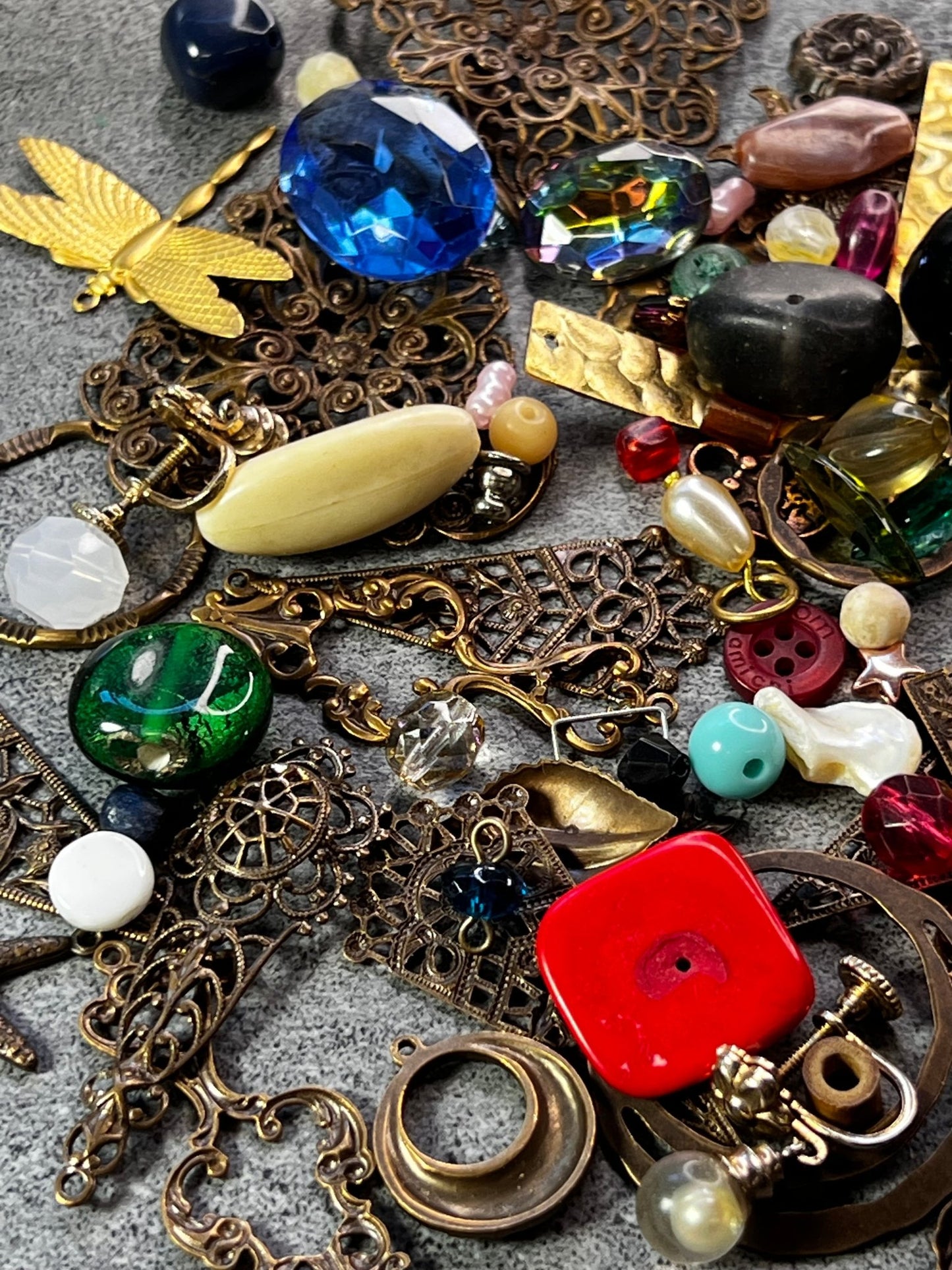 3 BIG LOOT SPECIAL - 74pcs + Beads - Vintaj Live Shop