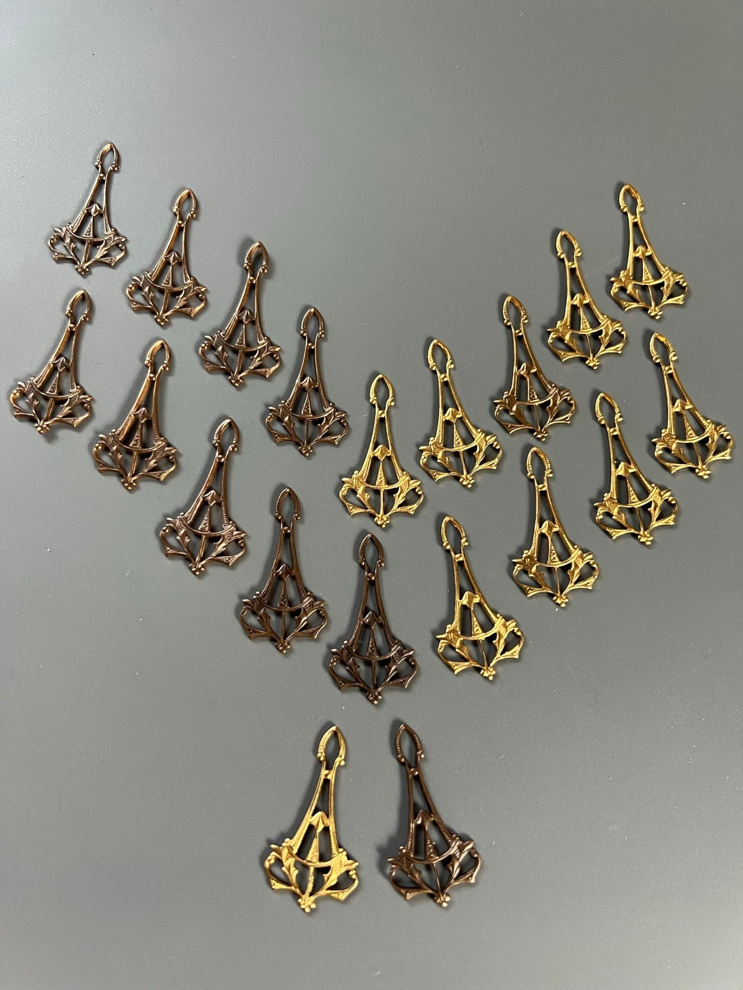 Nouveau Connector Pack - 20pcs - WH - Vintaj Live Shop