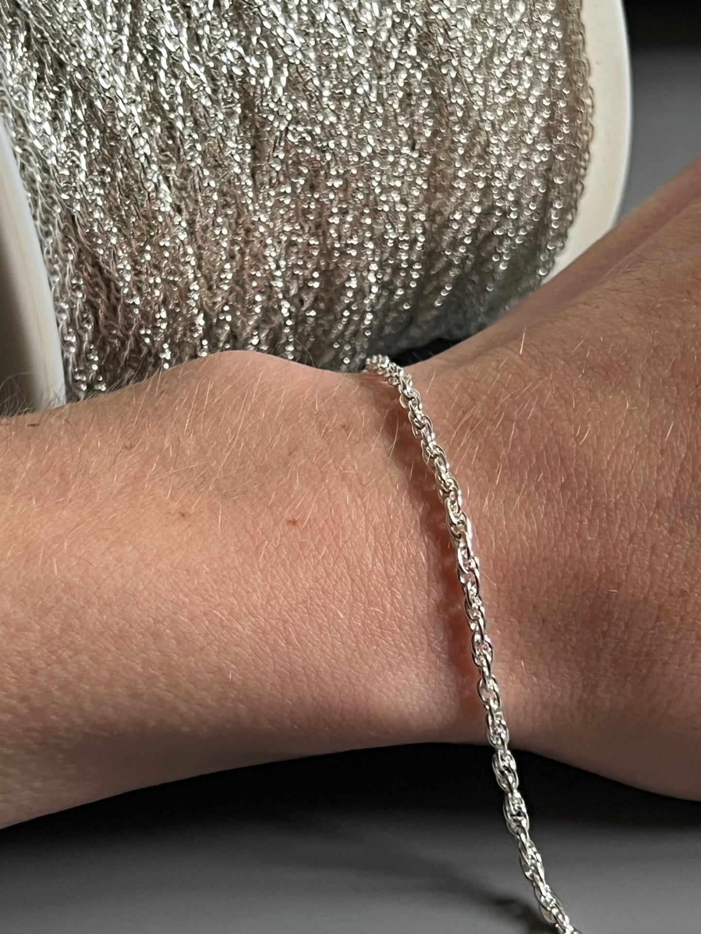 Lt Rope Chain Spool - Sterling Silver - 25ft - WH - Vintaj Live Shop