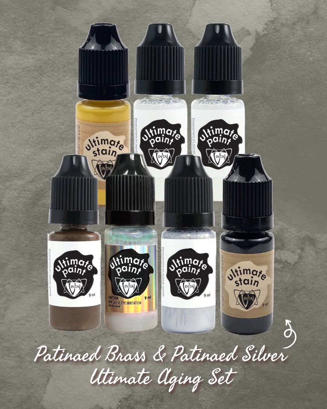 Ultimate Aging Effects 7pc Ultimate Paint Set - PS038 - Vintaj Live Shop