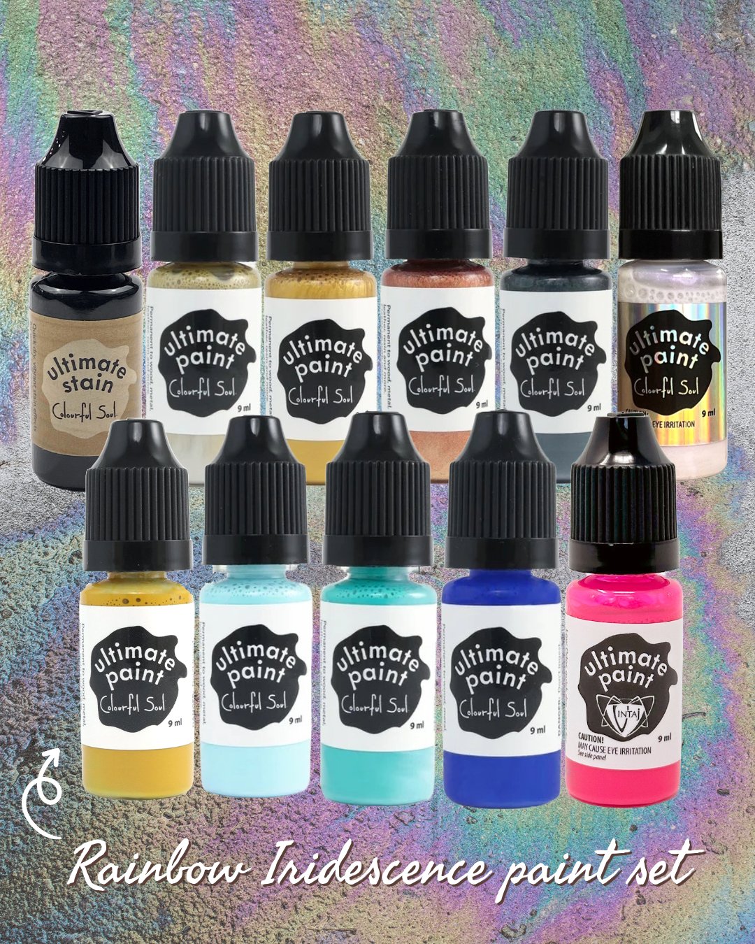 Rainbow Iridescence Paint Set- PS027 - Vintaj Live Shop