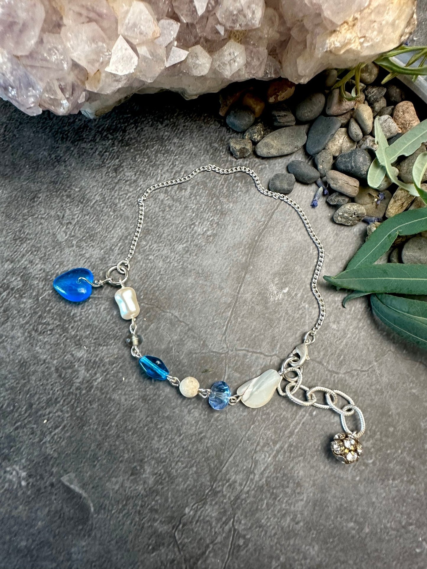 Mystic Mermaid Series, Anklet No 1 - Ainsley - NMAH - Night Market - 7/19/24 - Vintaj Live Shop