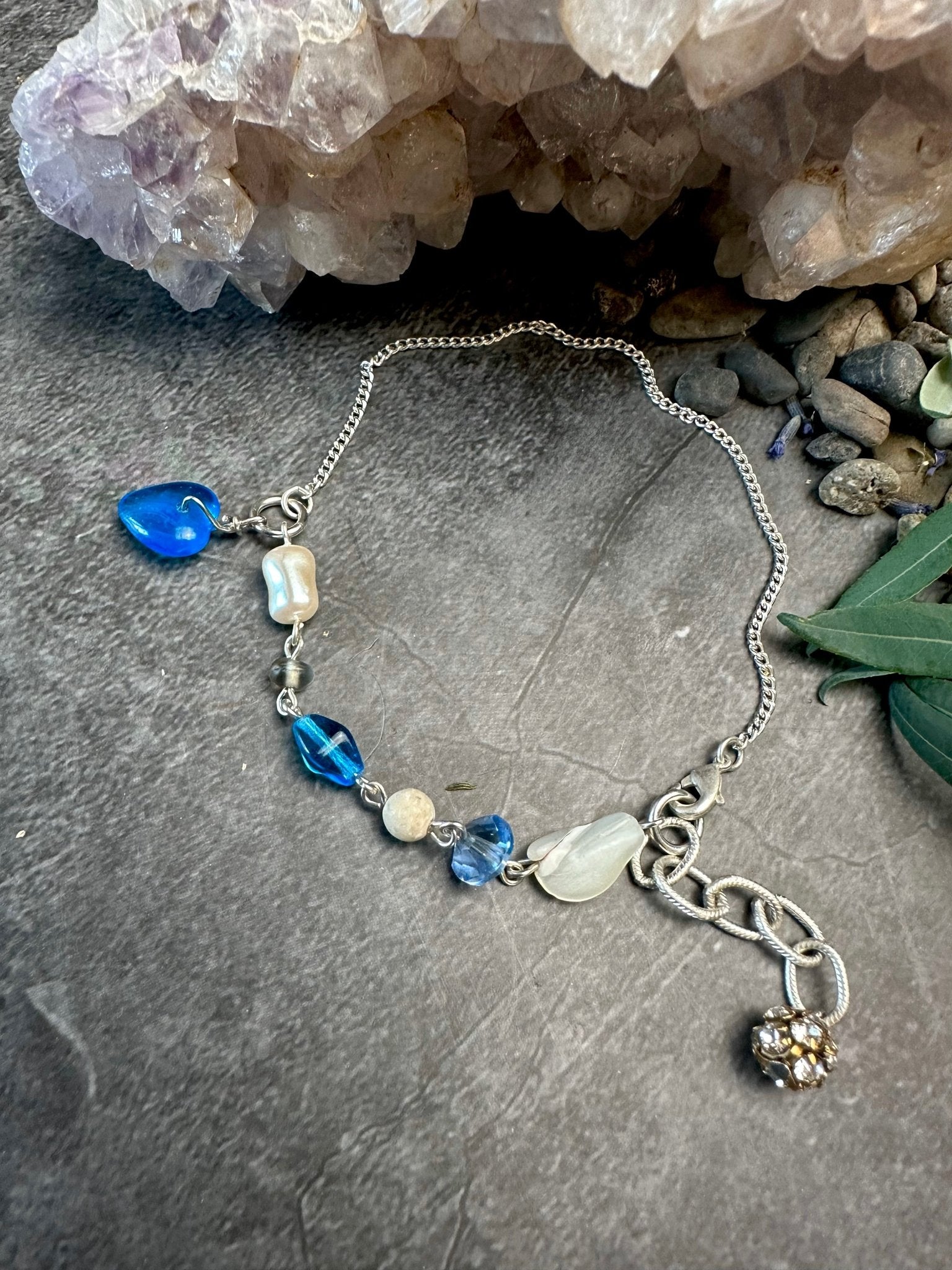 Mystic Mermaid Series, Anklet No 1 - Ainsley - NMAH - Night Market - 7/19/24 - Vintaj Live Shop