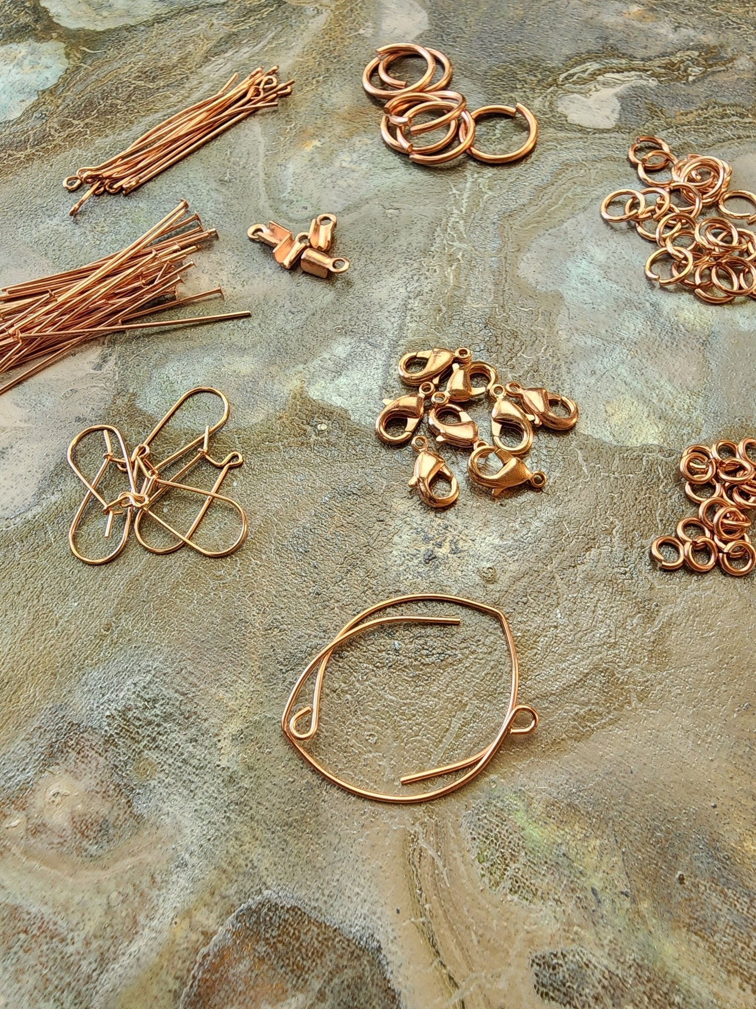 Rose Gold Plated Findings Assortment Pack - Vintaj Design - 8/7/24 - Vintaj Live Shop