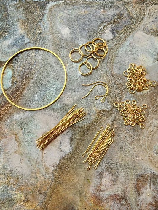 10k Gold Plated Findings Assortment Pack - Vintaj Design - 8/7/24 - Vintaj Live Shop