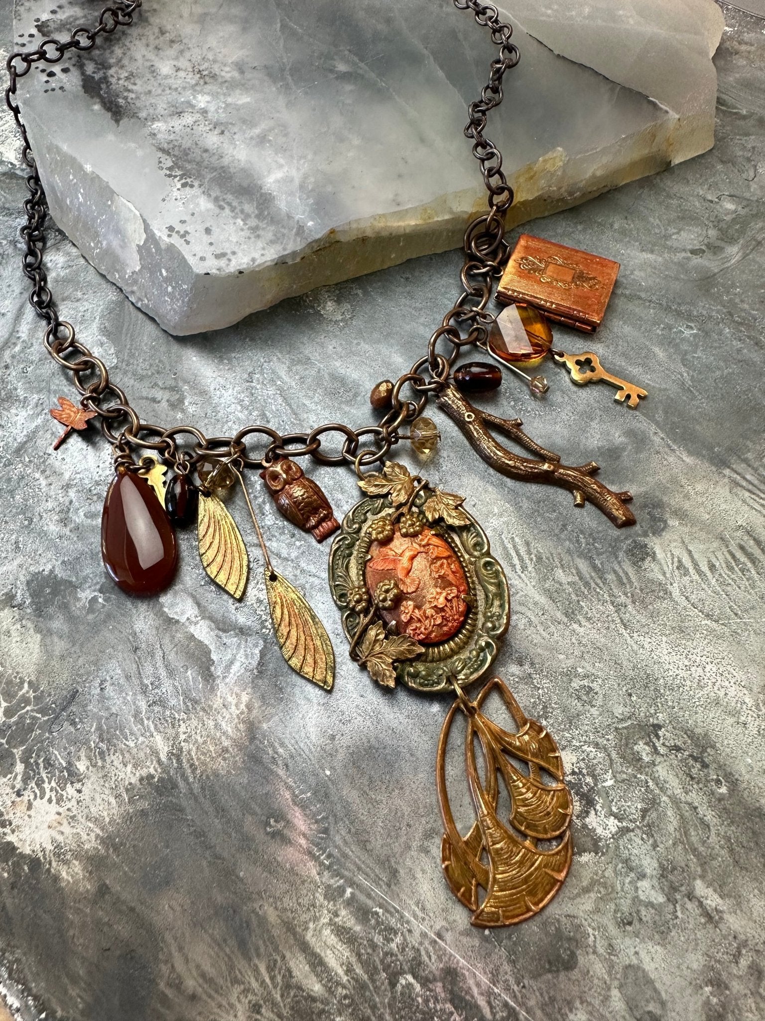 Falling Leaves Necklace Complete Kit - Vintaj Design - 9/4/2024 - Vintaj Live Shop