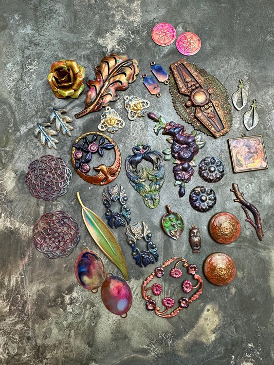 Ultimate Shimmer Giant 33pc Paintable Jewelry Pack - Vintaj Design - 9/18/24 - Vintaj Live Shop