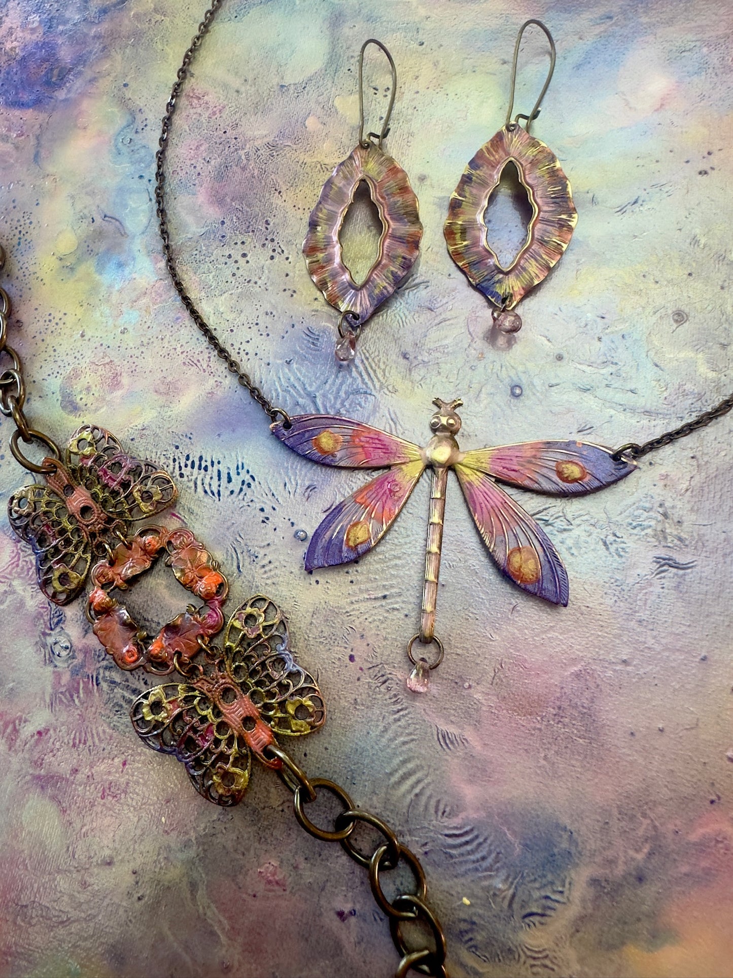 Dragonfly Embers 3 Piece Jewelry Kit - Vintaj Design - 8/28/24 - Vintaj Live Shop