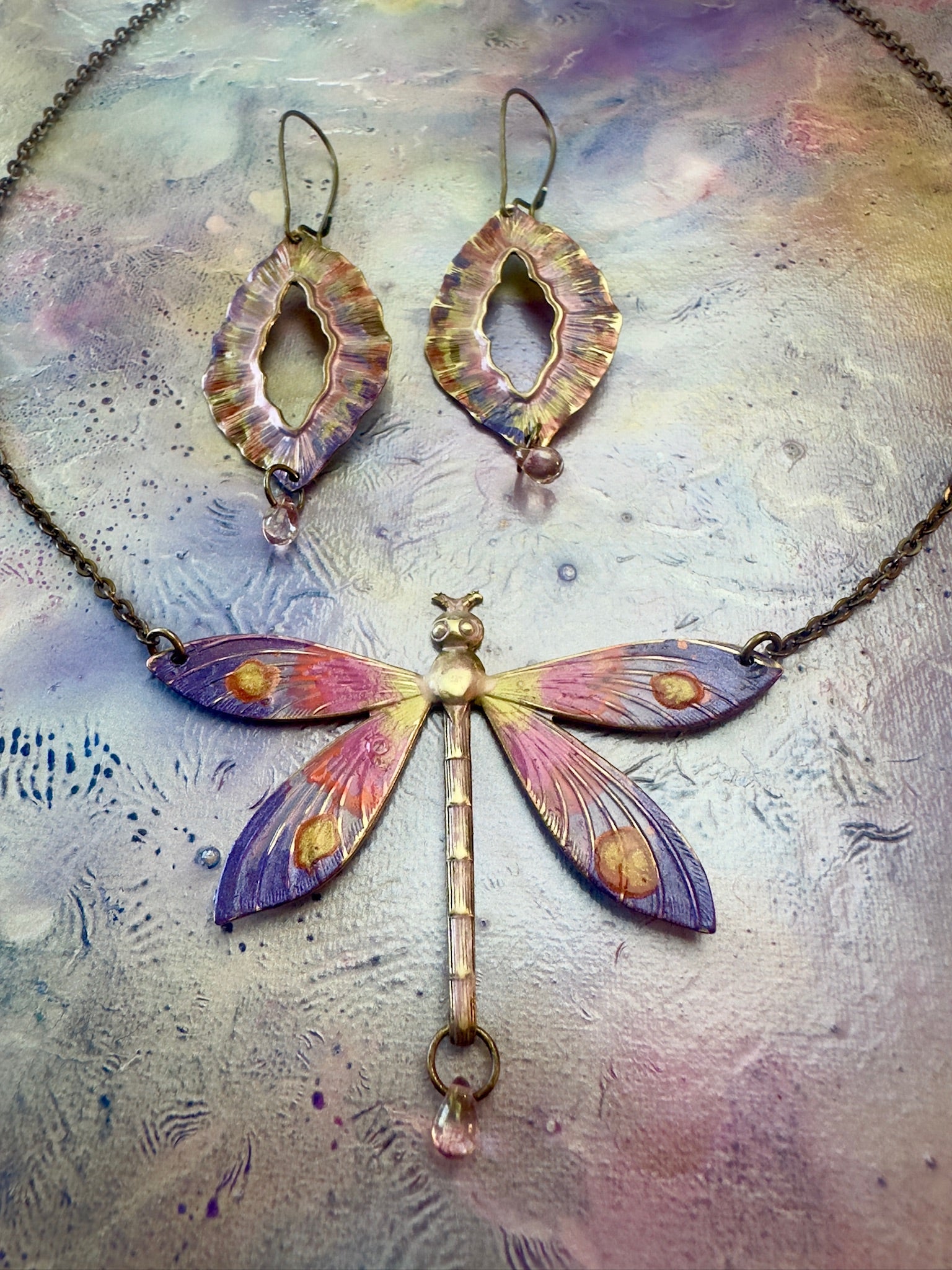 Dragonfly Embers 3 Piece Jewelry Kit - Vintaj Design - 8/28/24 - Vintaj Live Shop