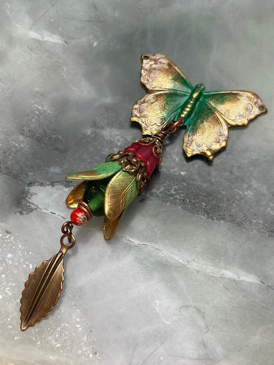 Fairy Merry Christmas Butterfly Pendant Kit - Vintaj Design - 12/18/24 - Vintaj Live Shop