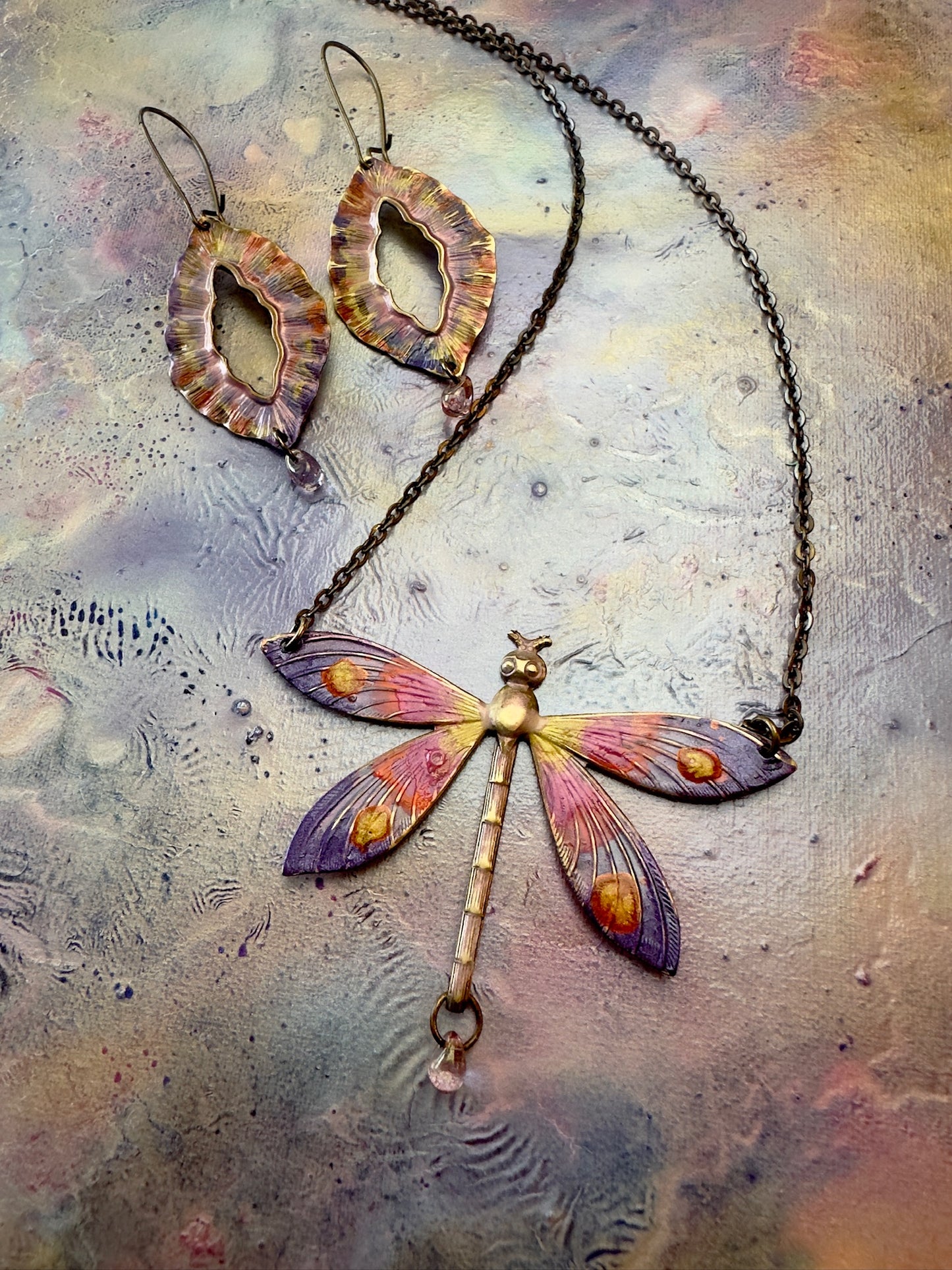 Dragonfly Embers 3 Piece Jewelry Kit - Vintaj Design - 8/28/24 - Vintaj Live Shop