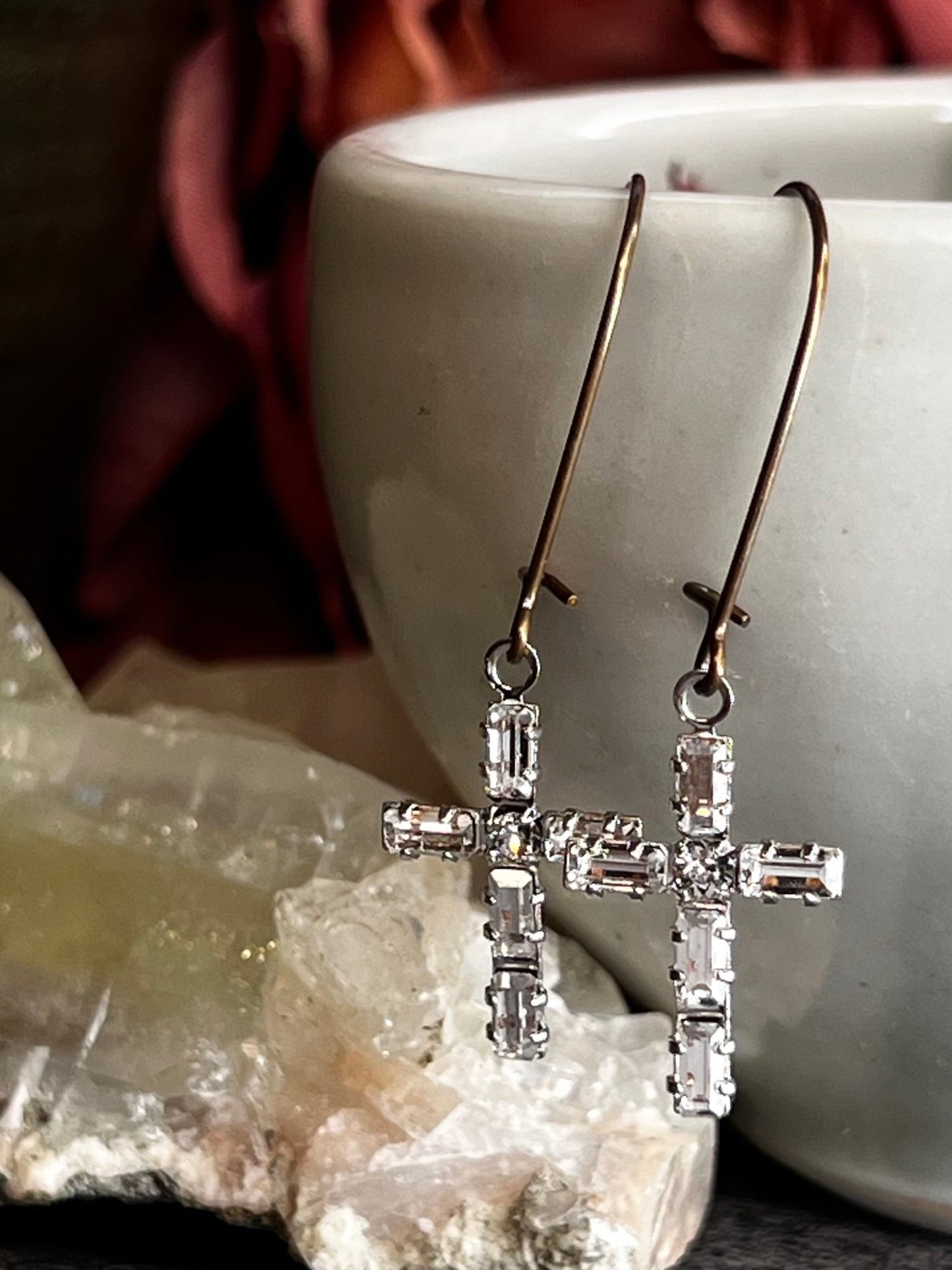 Crystal Cross Pack - 10pcs - Vintaj Live Shop