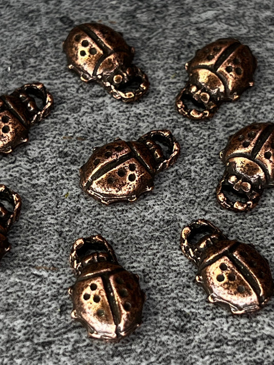 Lady Bug Pack - 8pcs - Vintaj Live Shop