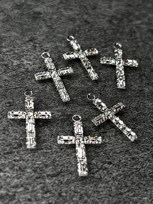Crystal Cross Pack - 10pcs - Vintaj Live Shop