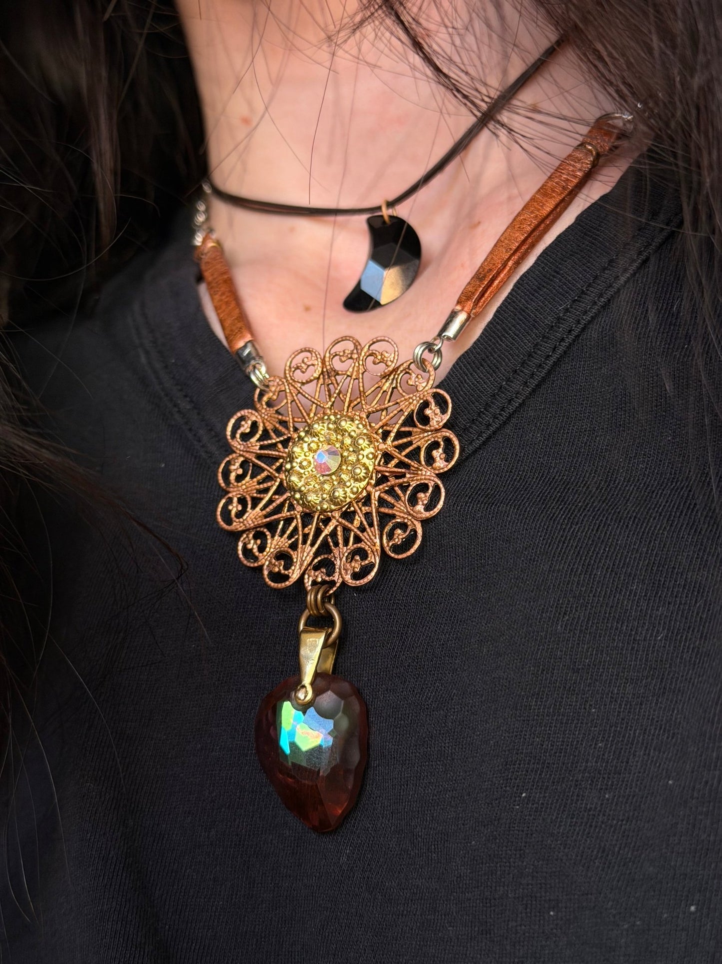 Crystal + Leather Pack - 15pcs - Vintaj Live Shop