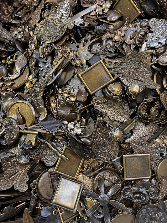 Mystery Pack - Natural Brass - 2.2oz - Vintaj Live Shop