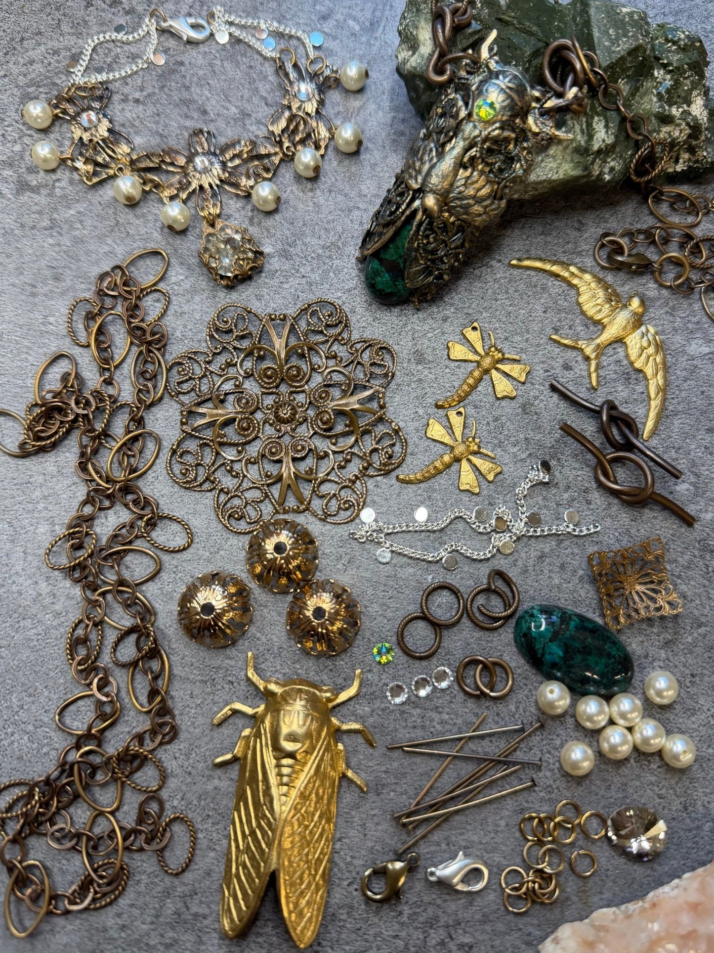 Necklace & Bracelet Kit - 59pcs - Vintaj Live Shop