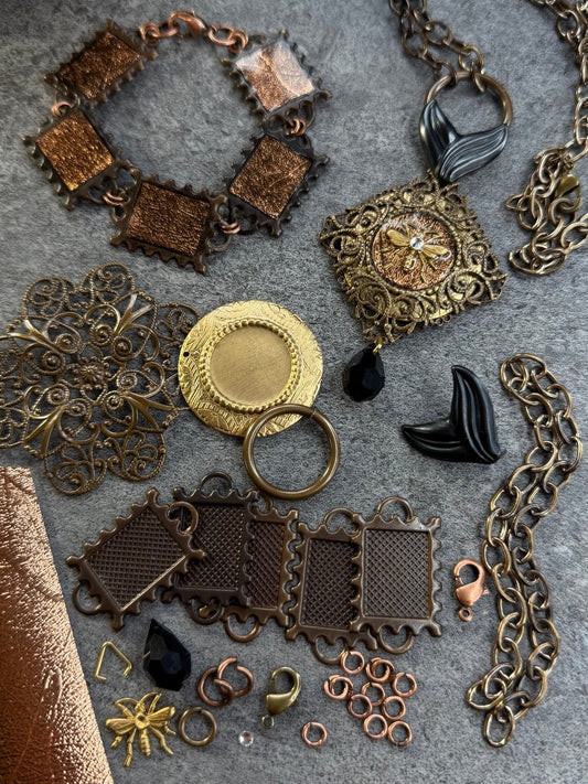 Necklace & Bracelet Kit - 32pcs - Vintaj Live Shop