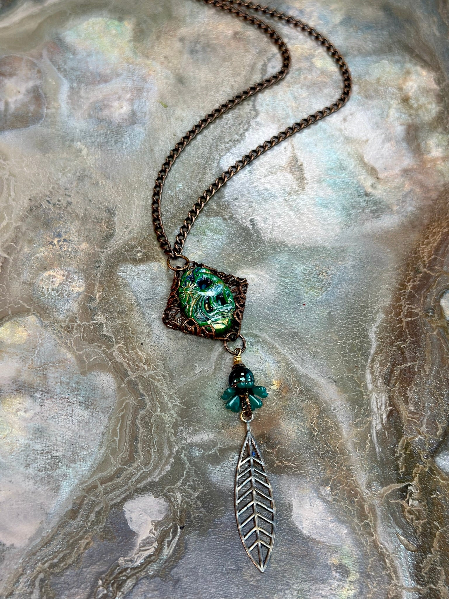 White Lotus - Paradise Fern Necklace Kit - Vintaj Design - 4/30/2025 - Vintaj Live Shop
