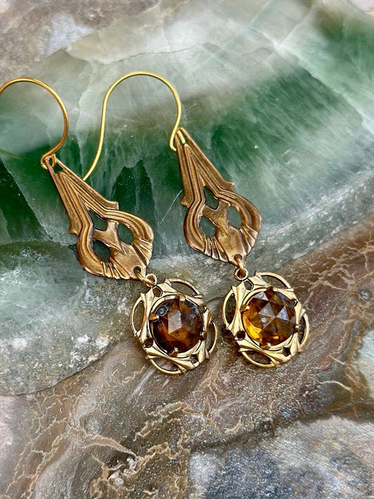 White Lotus - Amber Vine Earrings Kit - Vintaj Design - 4/30/2025 - Vintaj Live Shop