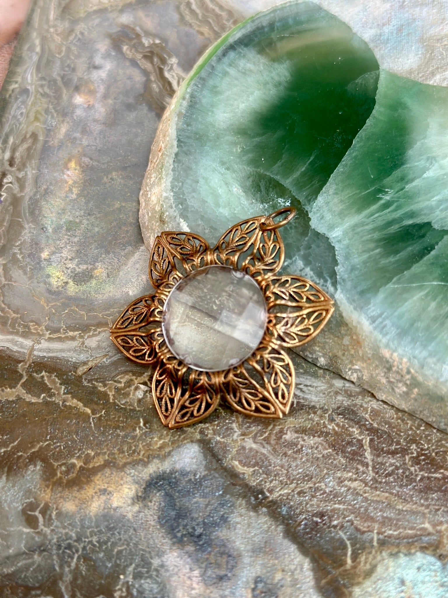 White Lotus - Whispering Lotus Pendant Kit - Vintaj Design - 4/30/2025 - Vintaj Live Shop