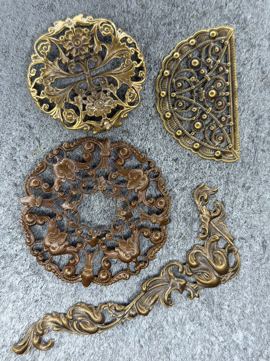 Unique Filigree Pack - 4pcs (WH SPECIAL) - Vintaj Live Shop