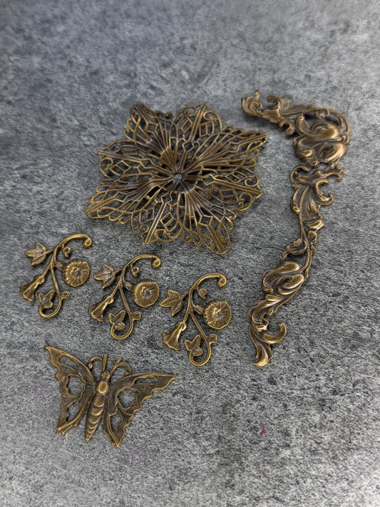 Unique Filigree Pack - 6pcs (WH SPECIAL) - Vintaj Live Shop