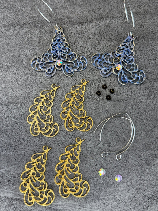 Earring Kit (2 Pairs) - 24pcs - Vintaj Live Shop