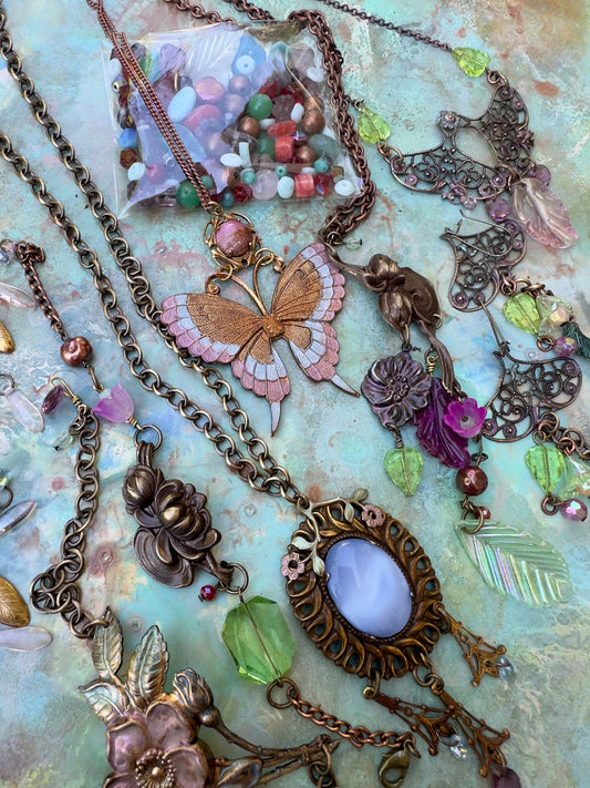 Mariposa Bloom Full Day Loot! - 4 Necklace Earrings Kits + - Vintaj Design - 5/9/2025 - Vintaj Live Shop