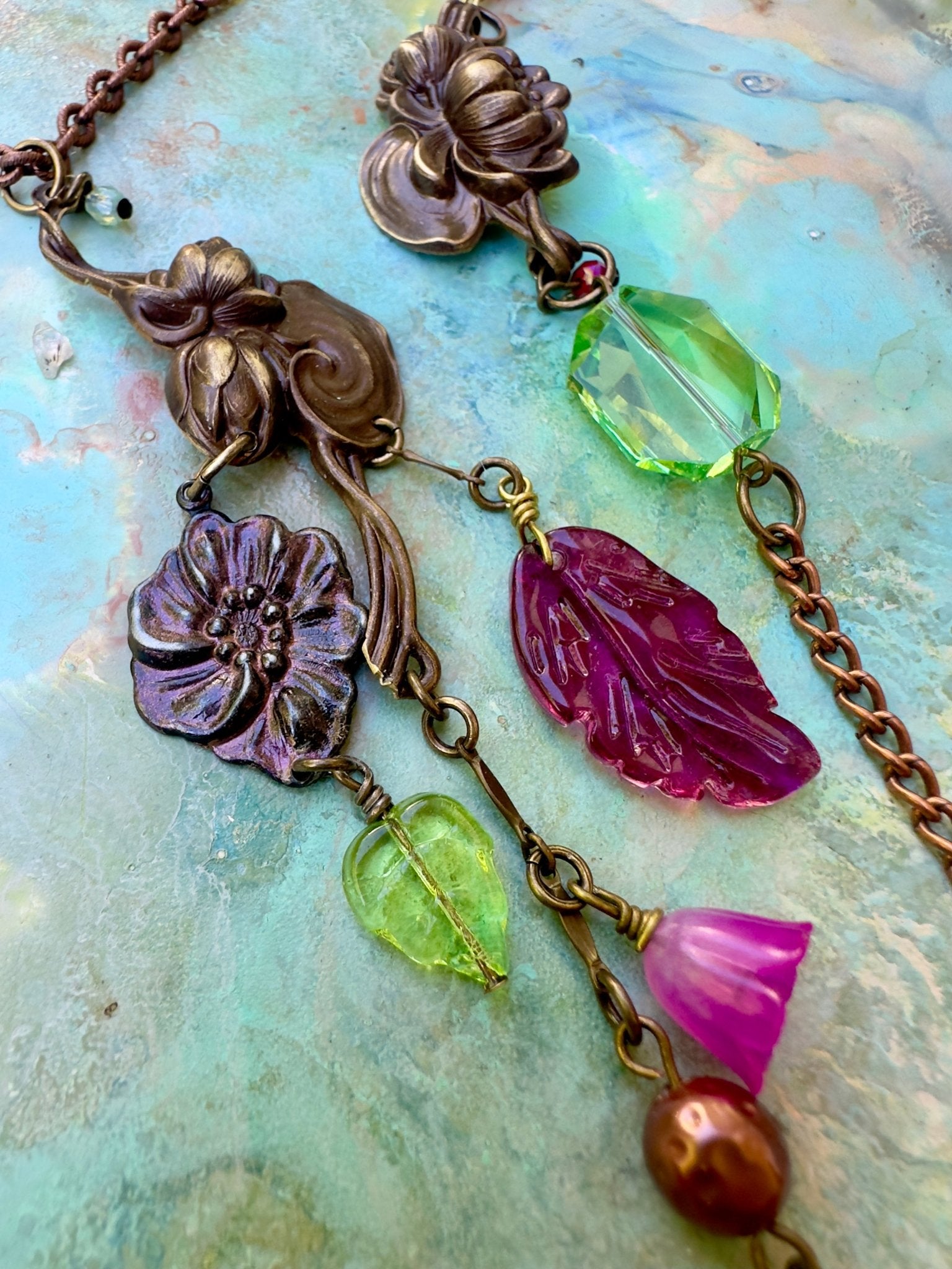 Lilypad Reflection - Mariposa Bloom Collection - Necklace Earrings Kit - Vintaj Design - 5/9/2025 - Vintaj Live Shop
