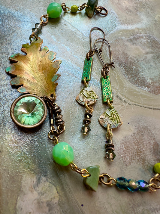 Garden Mist - Fairy Folly Collection - Bracelet Earrings Kit - Vintaj Design - 5/14/2025