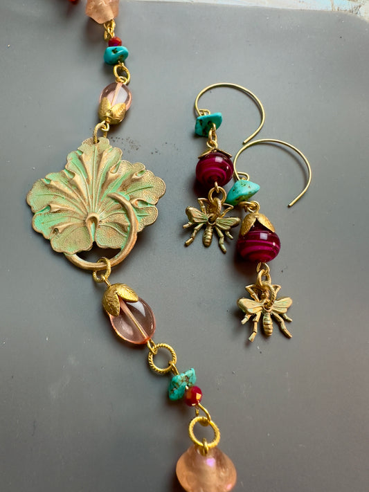 Deco Flourish - Fairy Folly Collection - Bracelet Earrings Kit - Vintaj Design - 5/14/2025