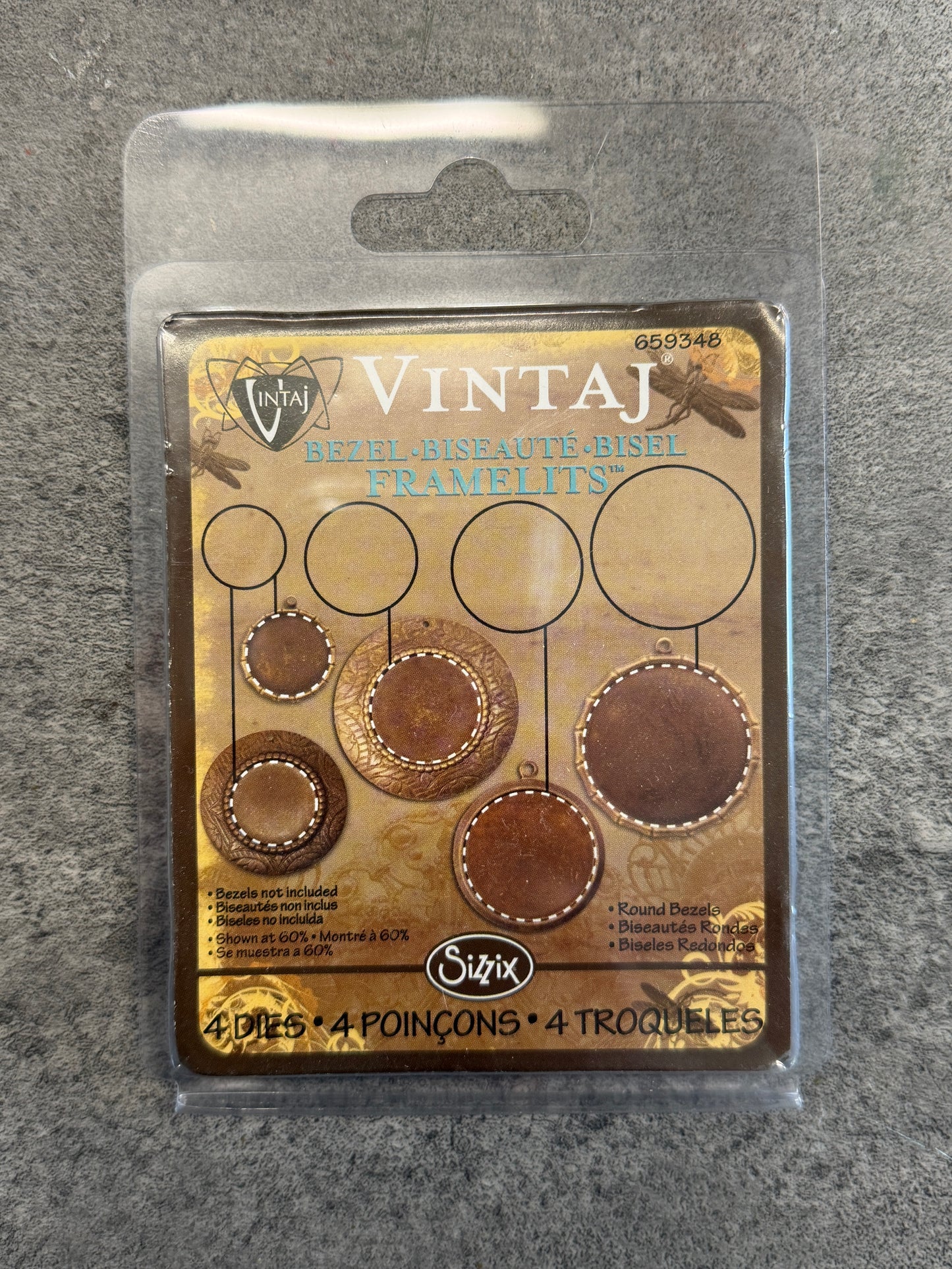 Deco Framelits Die, Round Bezels - 1pc