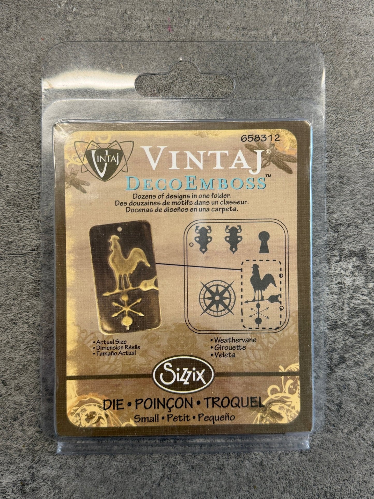 Deco Emboss, Weathervane - 1pc - Vintaj Live Shop