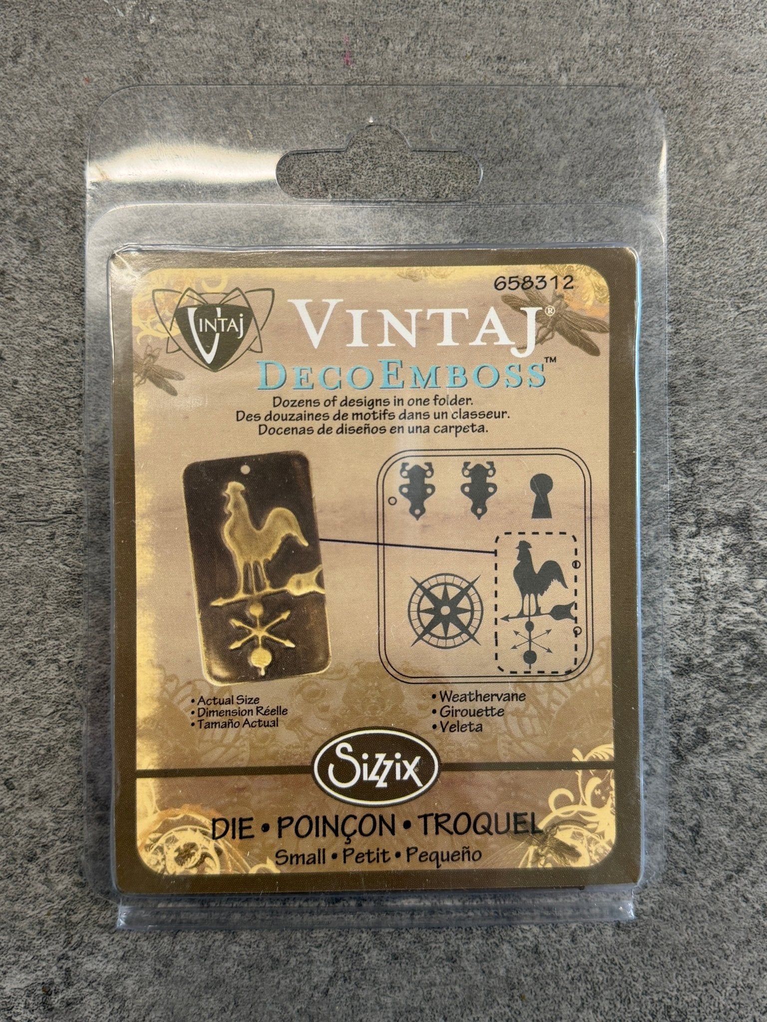 Deco Emboss, Weathervane - 1pc - Vintaj Live Shop
